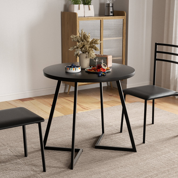 Round small dining online table